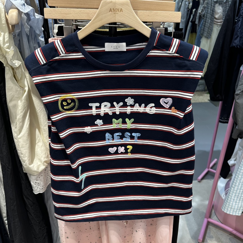 ANNA-P韓國直郵女裝新品休閑推薦熱賣時尚吊帶背心無袖條紋ANNA-P吊帶/背心圖色2