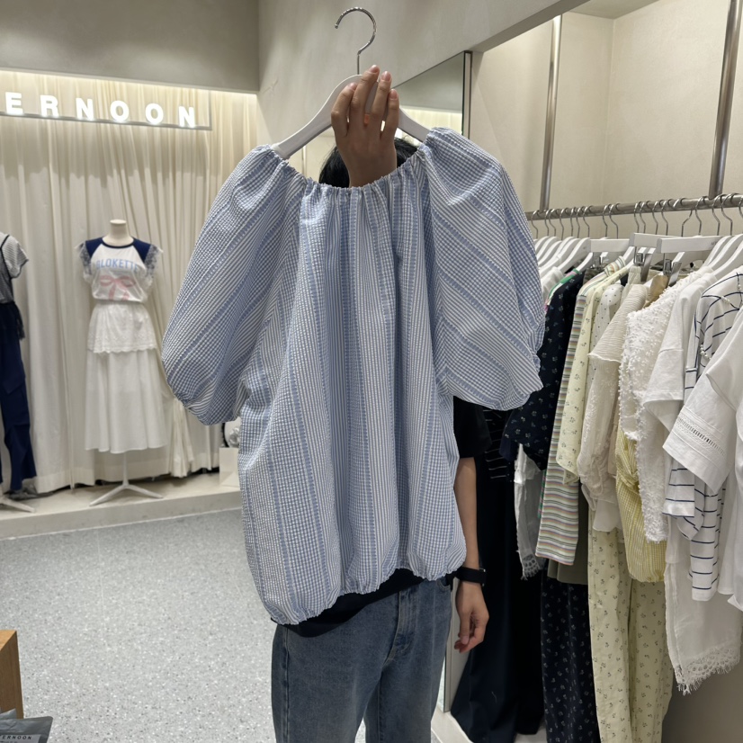 AFTERNOON韓國代購女士新品26夏季熱賣人氣休閑襯衫蕾絲衫AFTERNOON襯衫/蕾絲衫