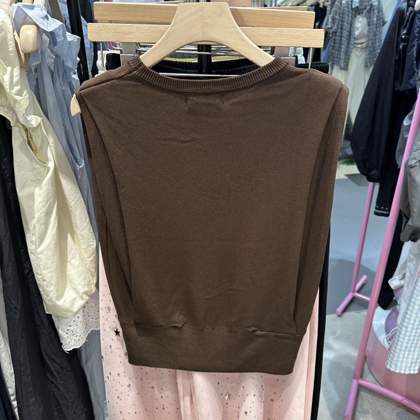ANNA-P韓國東大門代購女士新品休閑吊帶背心針織無袖小號ANNA-P吊帶/背心