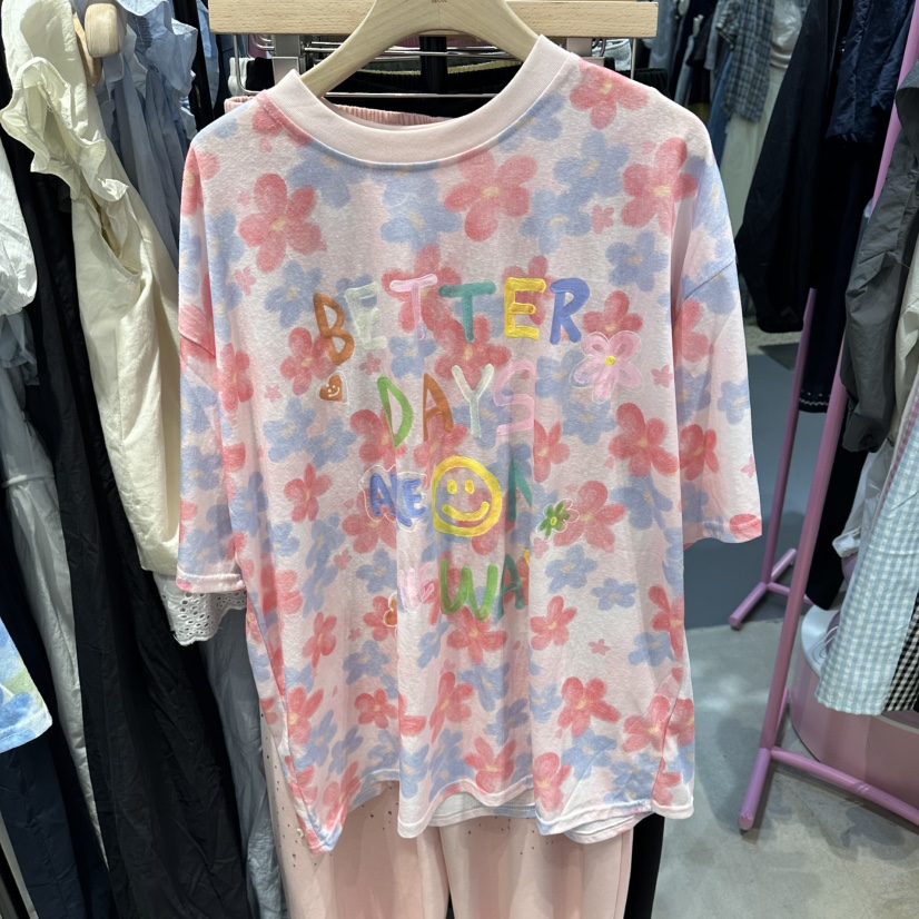ANNA-P韓國東大門直郵女士新品時尚休閑熱賣26夏季人氣T恤ANNA-PT恤圖色1