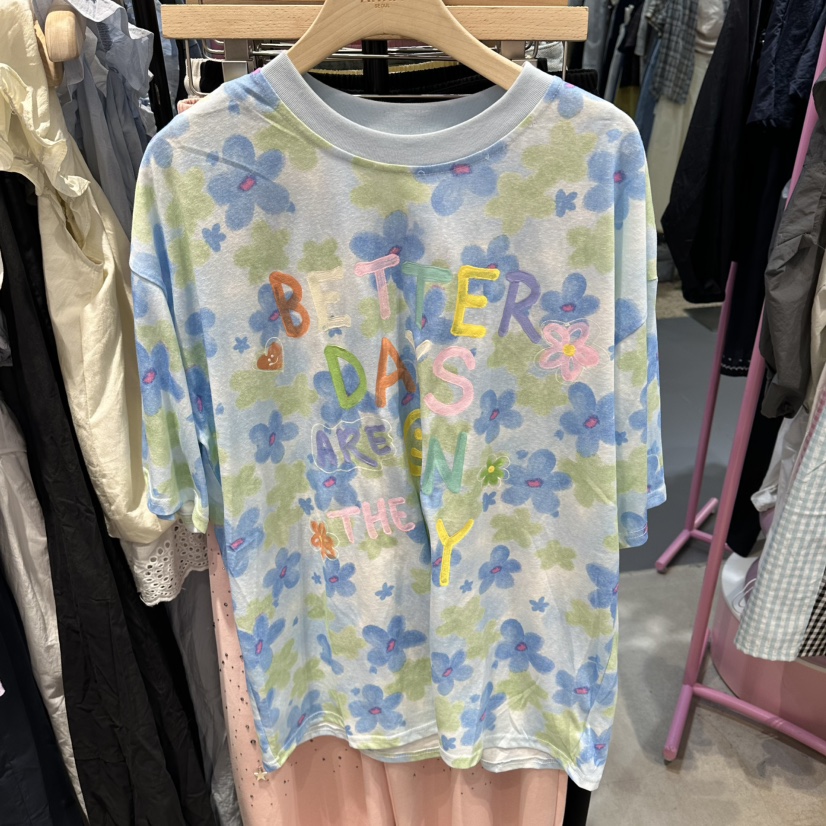 ANNA-P韓國東大門直郵女士新品時尚休閑熱賣26夏季人氣T恤ANNA-PT恤圖色2