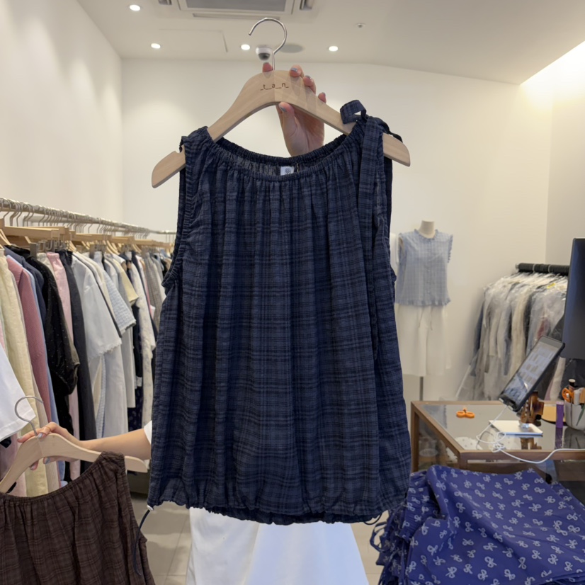 TAN&amp;COMO韓國東大門代購女士新品時尚26夏季吊帶背心tan-COMO吊帶/背心圖色2