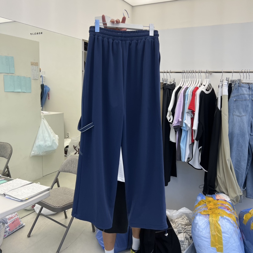 NON CLIP韓國直郵實拍女裝新品熱賣26夏季推薦休閑褲口袋NON CLIP休閑褲