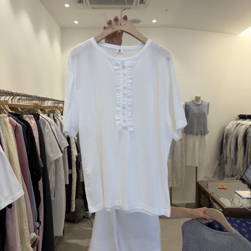 TAN&amp;COMO韓國直郵實拍女士新品26夏季休閑推薦時尚T恤tan-COMOT恤圖色1