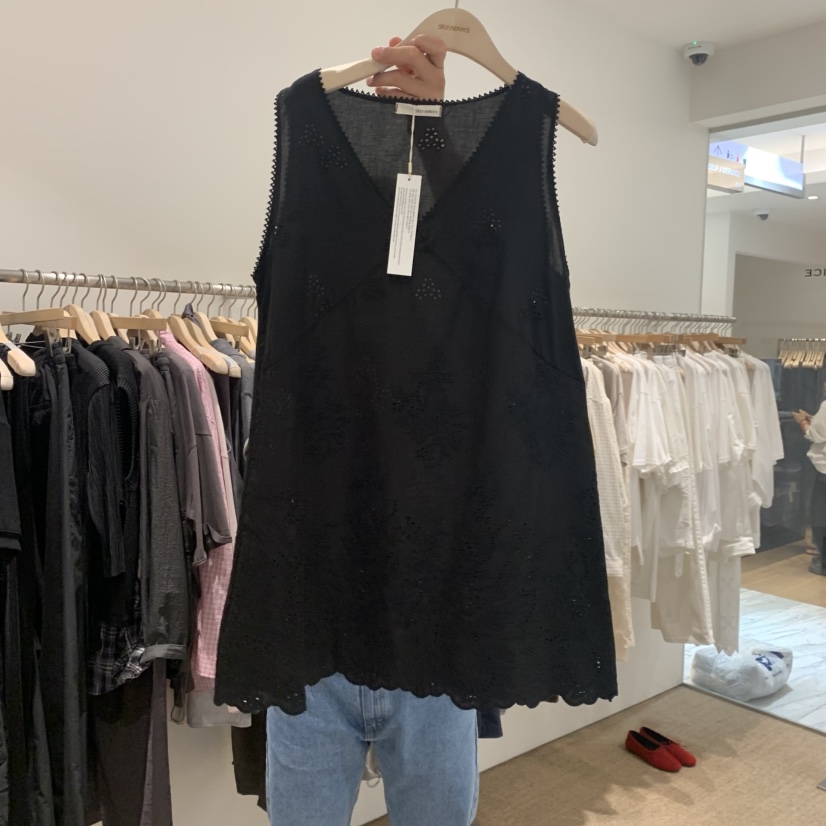 SELF SERVICE韓國代購女裝新款26夏季時尚休閑熱賣吊帶背心SELF SERVICE吊帶/背心圖色2