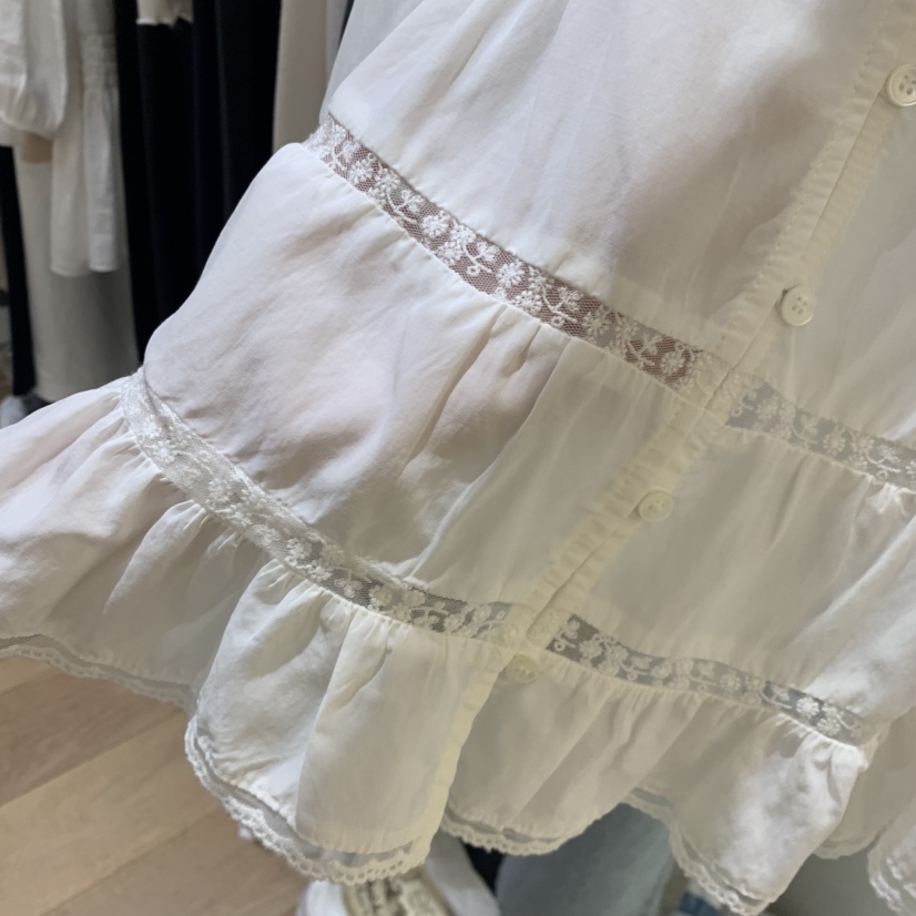 FOREST韓國東大門直郵女士新品26夏季人氣時尚襯衫蕾絲衫FOREST襯衫/蕾絲衫