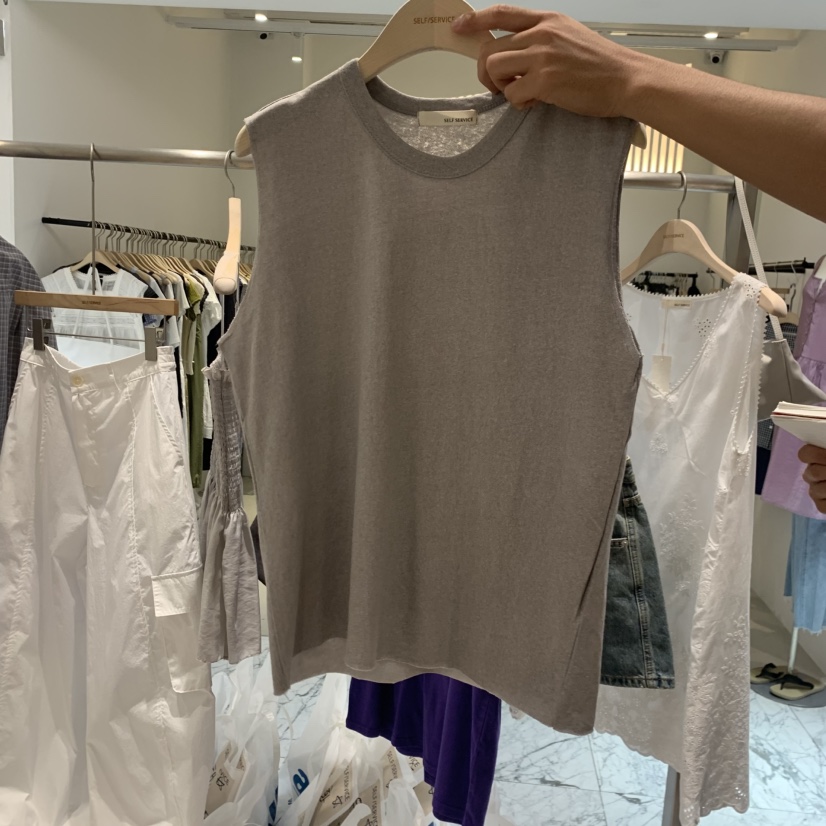 SELF SERVICE韓國東大門代購女裝新品休閑時尚熱賣吊帶背心SELF SERVICE吊帶/背心圖色3