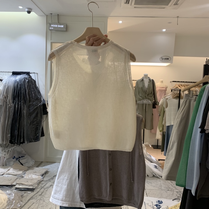 LA MAGIE FEMME韓國東大門代購女裝新款休閑推薦熱賣馬甲Lamagie Femme馬甲