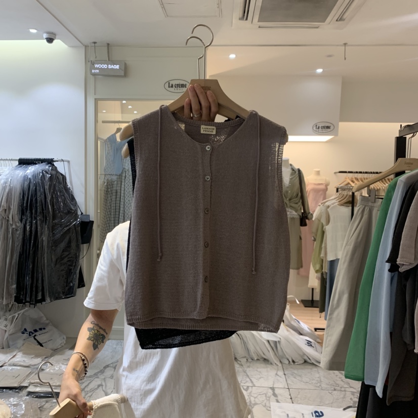 LA MAGIE FEMME韓國東大門代購女裝新款休閑推薦熱賣馬甲Lamagie Femme馬甲圖色2