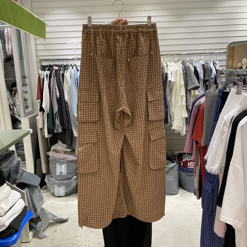 BRICKLANE韓國直郵實拍女士新品推薦26夏季休閑褲工裝褲雙層BRICKLANE休閑褲