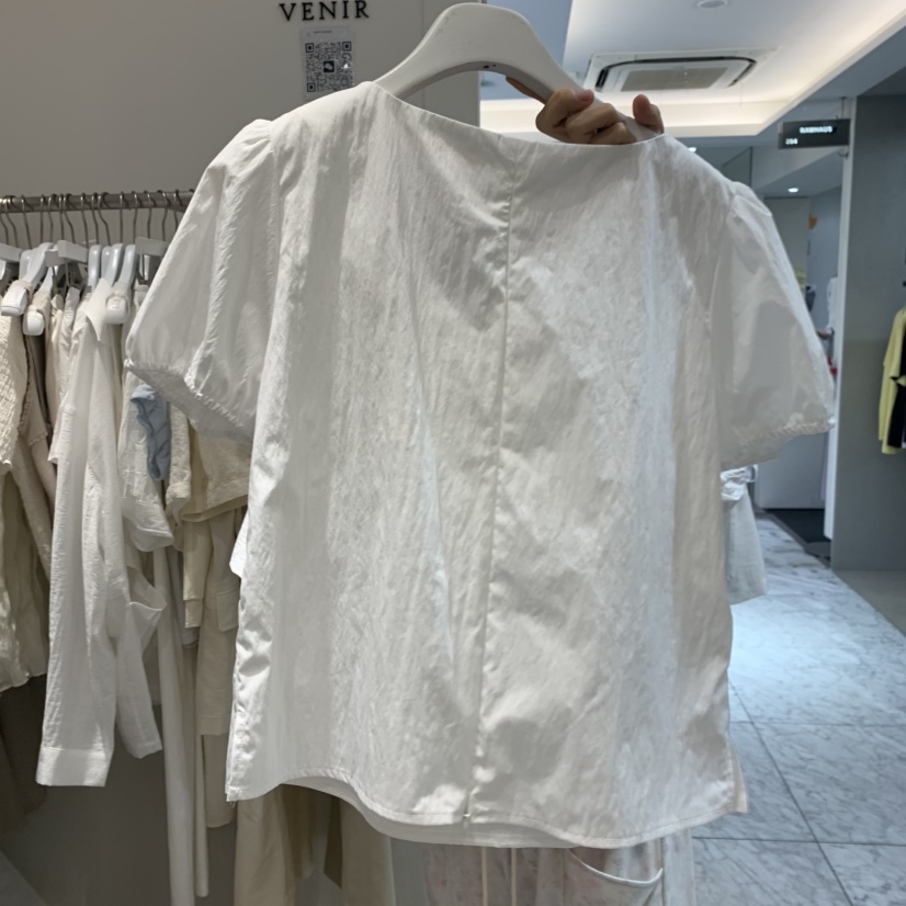 VENIR-a韓國東大門代購女士新款推薦熱賣時尚襯衫蕾絲衫VENIR-a襯衫/蕾絲衫