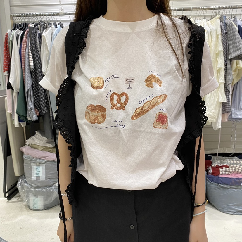 BRICKLANE韓國代購女裝新款休閑熱賣時尚26夏季推薦T恤不含BRICKLANET恤圖色3