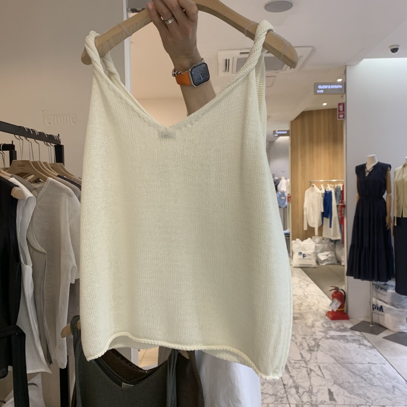 LA MAGIE FEMME韓國直郵女士新品人氣休閑推薦吊帶背心Lamagie Femme吊帶/背心