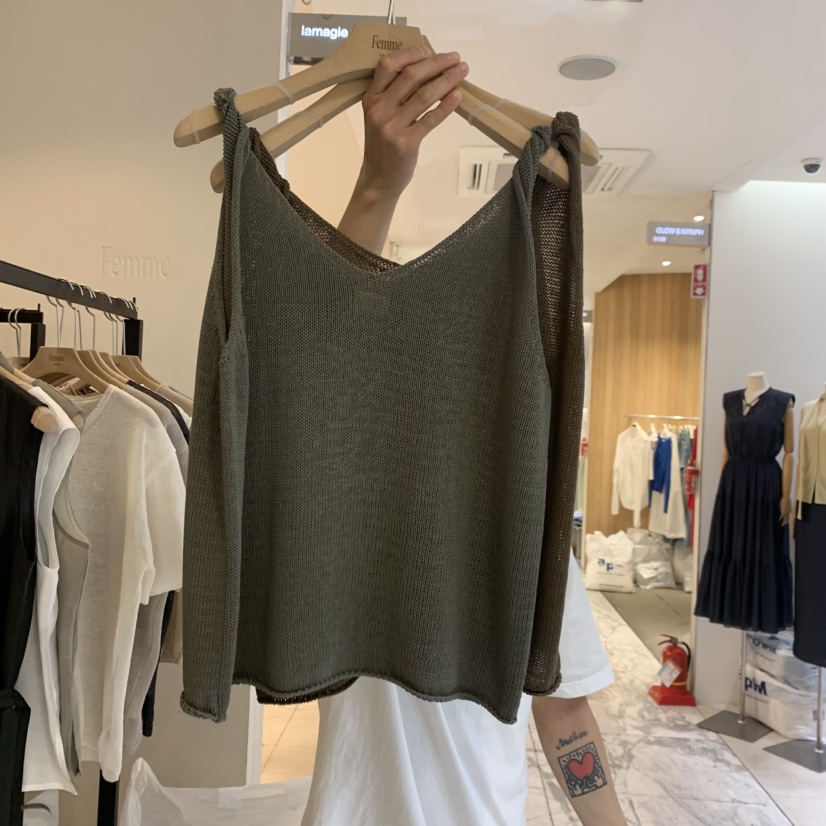 LA MAGIE FEMME韓國直郵女士新品人氣休閑推薦吊帶背心Lamagie Femme吊帶/背心圖色2