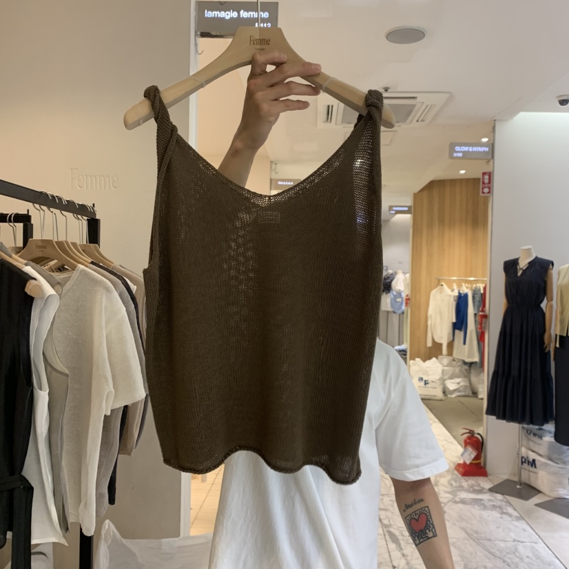 LA MAGIE FEMME韓國直郵女士新品人氣休閑推薦吊帶背心Lamagie Femme吊帶/背心圖色3