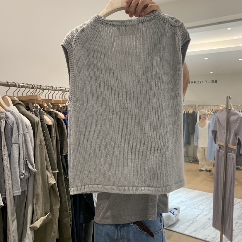 SELF SERVICE韓國東大門直郵女裝新品時尚推薦人氣休閑馬甲SELF SERVICE馬甲