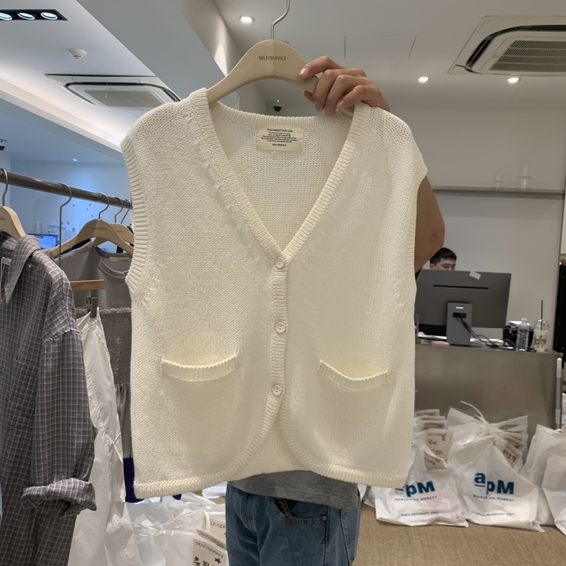 SELF SERVICE韓國東大門直郵女裝新品時尚推薦人氣休閑馬甲SELF SERVICE馬甲圖色3