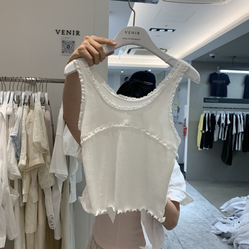 VENIR-a韓國直郵實拍女士新品26夏季熱賣推薦休閑吊帶背心VENIR-a吊帶/背心圖色1