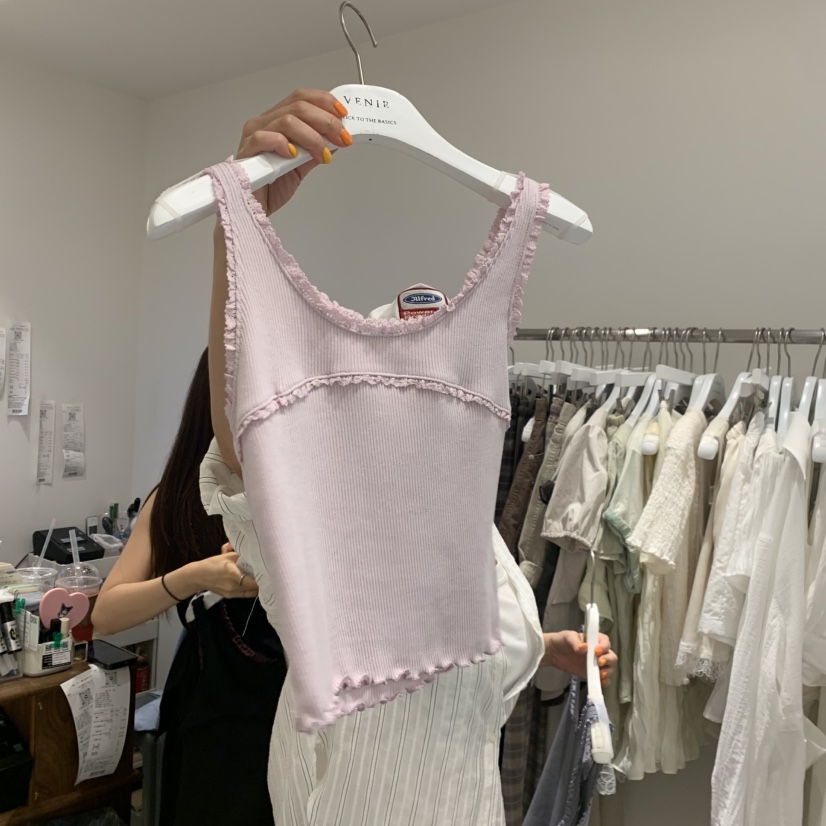 VENIR-a韓國直郵實拍女士新品26夏季熱賣推薦休閑吊帶背心VENIR-a吊帶/背心圖色3