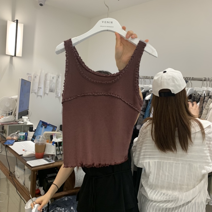 VENIR-a韓國直郵實拍女士新品26夏季熱賣推薦休閑吊帶背心VENIR-a吊帶/背心圖色6