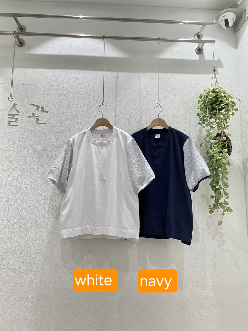 GALLERY-A東大門實拍韓國女裝新品時尚推薦人氣休閑T恤條紋GALLERYT恤