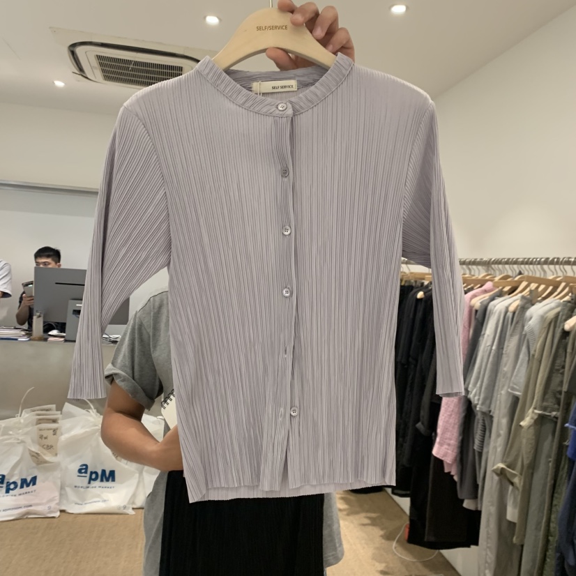 SELF SERVICE東大門實拍韓國女士新品人氣推薦襯衫蕾絲衫SELF SERVICE襯衫/蕾絲衫圖色2