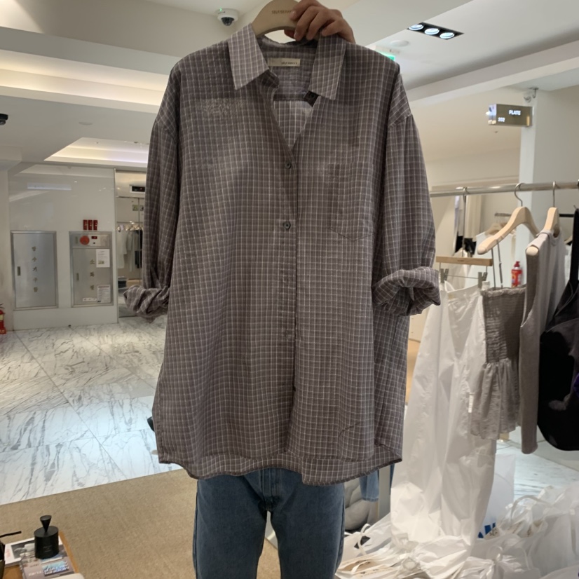 SELF SERVICE韓國直郵女士新款休閑時尚人氣26夏季襯衫蕾絲衫SELF SERVICE襯衫/蕾絲衫圖色3