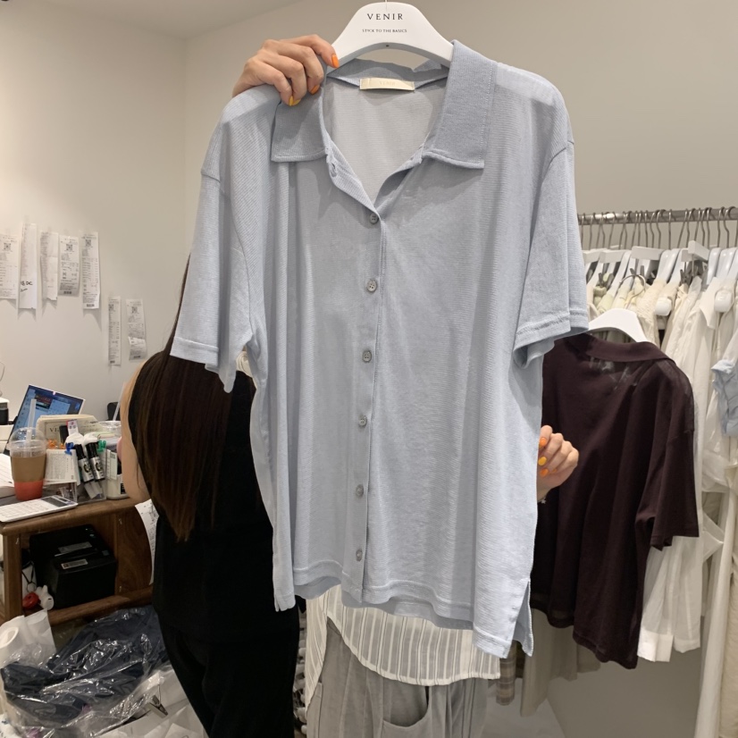 VENIR-a韓國直郵女士新品休閑26夏季時尚人氣熱賣推薦T恤VENIR-aT恤圖色3