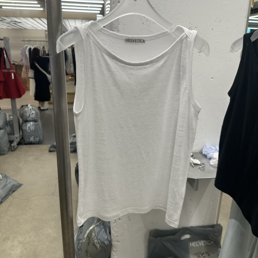HELVETICA韓國代購女裝新品熱賣推薦休閑吊帶背心亞麻無袖HELVETICA吊帶/背心圖色4