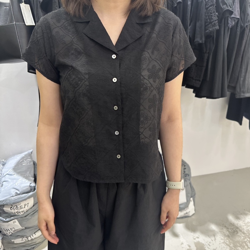 GALLERY-P韓國代購女裝新款時尚熱賣休閑推薦襯衫蕾絲衫GALLERY-P襯衫/蕾絲衫圖色2