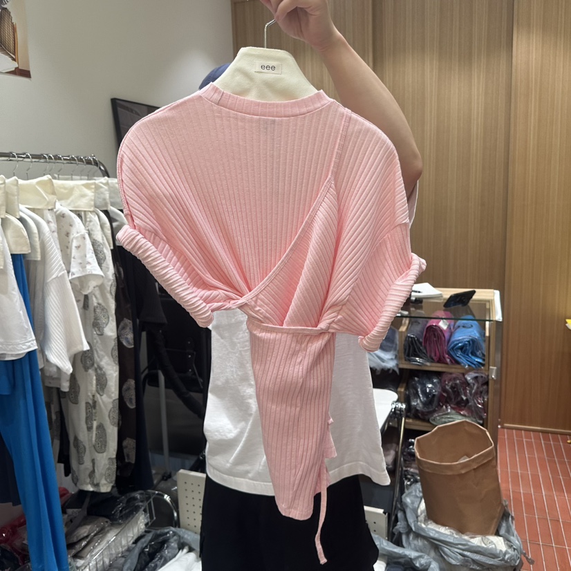 EEE韓國直郵女裝新品26夏季休閑人氣熱賣推薦時尚T恤EEET恤圖色1