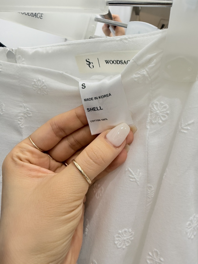 WOOD SAGE韓國東大門代購女裝新品時尚熱賣推薦長裙刺繡WOOD SAGE長裙