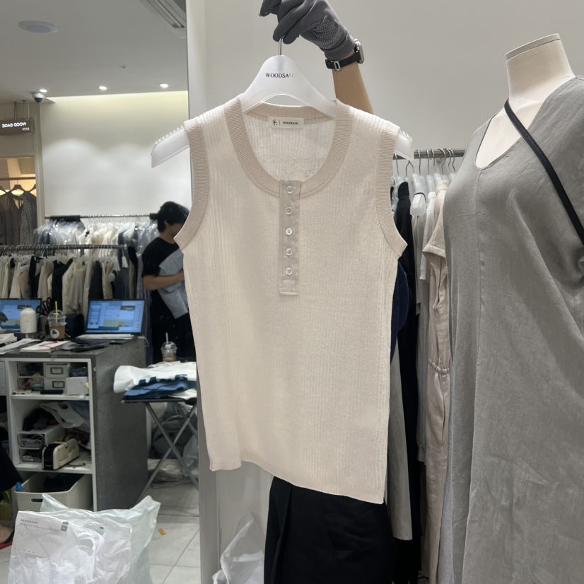 WOOD SAGE韓國直郵實拍女士新品26夏季時尚休閑吊帶背心WOOD SAGE吊帶/背心圖色4