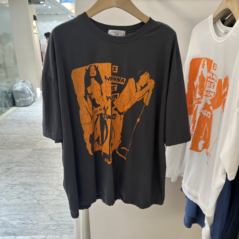DE VENTI韓國代購女士新品時尚熱賣推薦人氣休閑26夏季T恤DE VENTIT恤圖色2