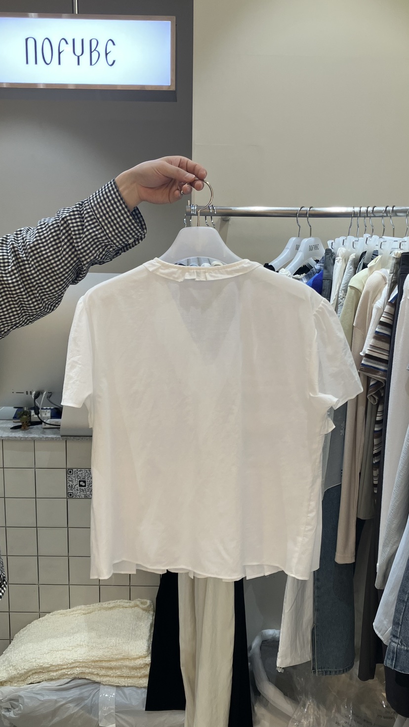 NOFYBE韓國東大門代購女裝新品休閑時尚熱賣襯衫蕾絲衫蕾絲NOFYBE襯衫/蕾絲衫