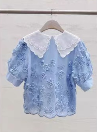 YARD韓國東大門直郵女士新品26夏季推薦休閑時尚襯衫蕾絲衫YARD襯衫/蕾絲衫