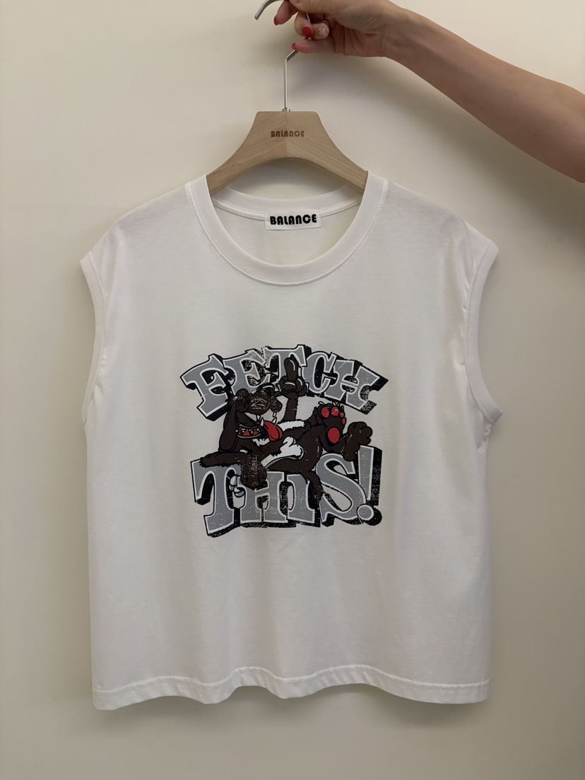 BALANCE韓國直郵實拍女士新款休閑人氣熱賣時尚吊帶背心無袖BALANCE吊帶/背心圖色1