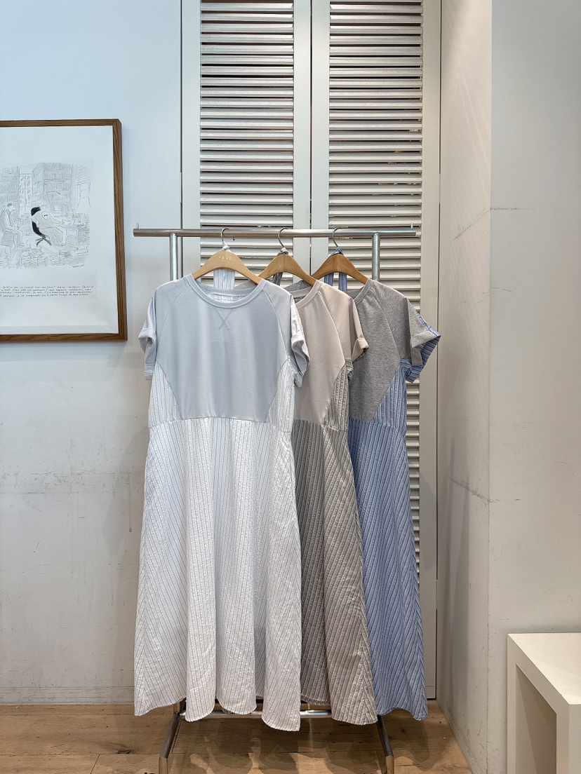 FAVE-L韓國直郵女士新品人氣推薦熱賣休閑連衣裙OPS含腰帶FAVE-L連衣裙