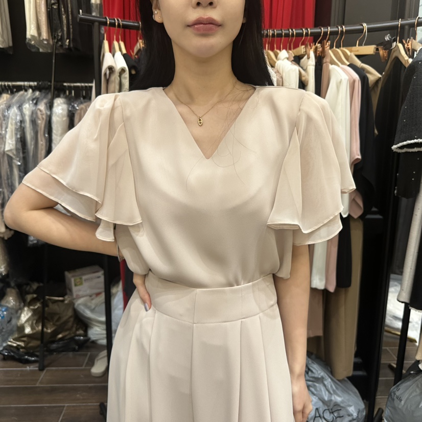 HERISH-HAUTE韓國直郵女士新品推薦休閑時尚人氣襯衫蕾絲衫Herish-Haute-A襯衫/蕾絲衫圖色1