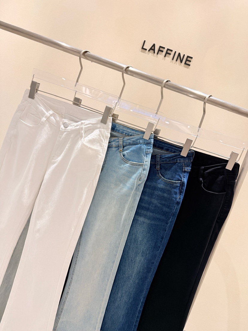 LAFFINE-P韓國直郵女士新款休閑人氣推薦熱賣26夏季牛仔褲LAFFINE-P牛仔褲