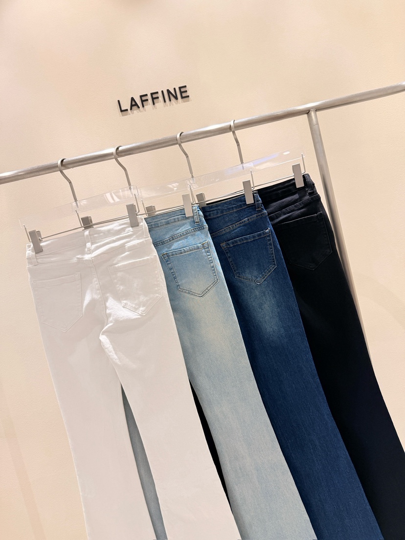 LAFFINE-P韓國直郵女士新款休閑人氣推薦熱賣26夏季牛仔褲LAFFINE-P牛仔褲
