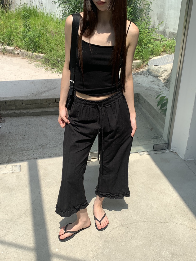 LOGARDEN韓國直郵實拍女裝新款熱賣推薦時尚休閑26夏季休閑褲LO GARDEN休閑褲