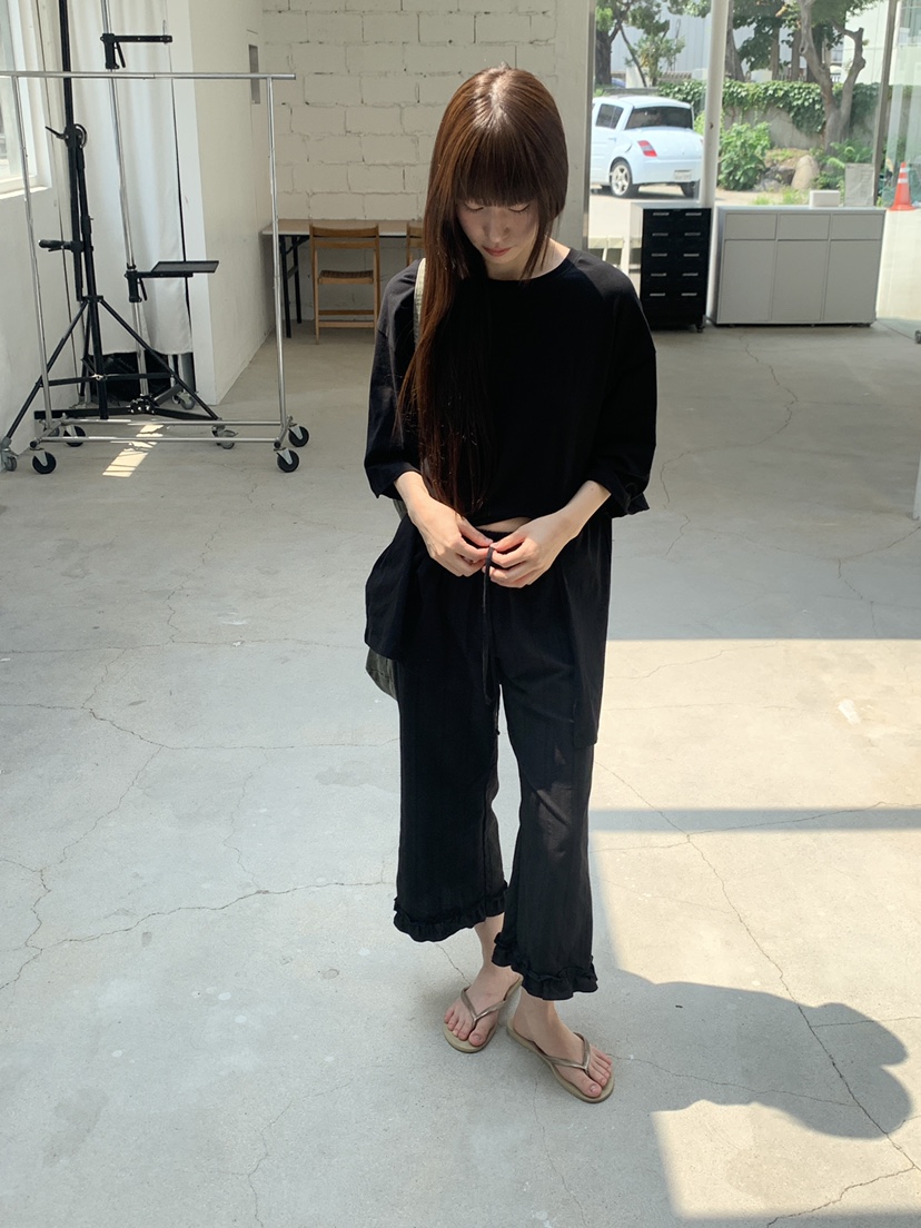 LOGARDEN韓國直郵實拍女裝新款熱賣推薦時尚休閑26夏季休閑褲LO GARDEN休閑褲