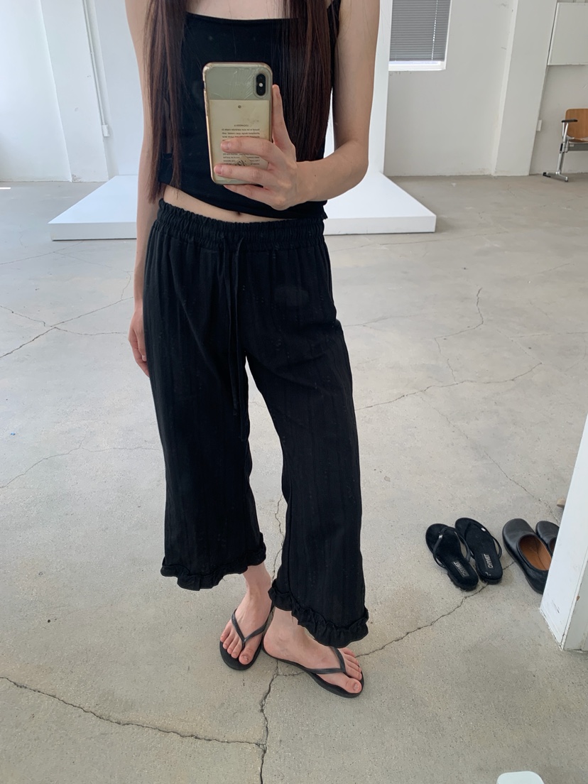 LOGARDEN韓國直郵實拍女裝新款熱賣推薦時尚休閑26夏季休閑褲LO GARDEN休閑褲