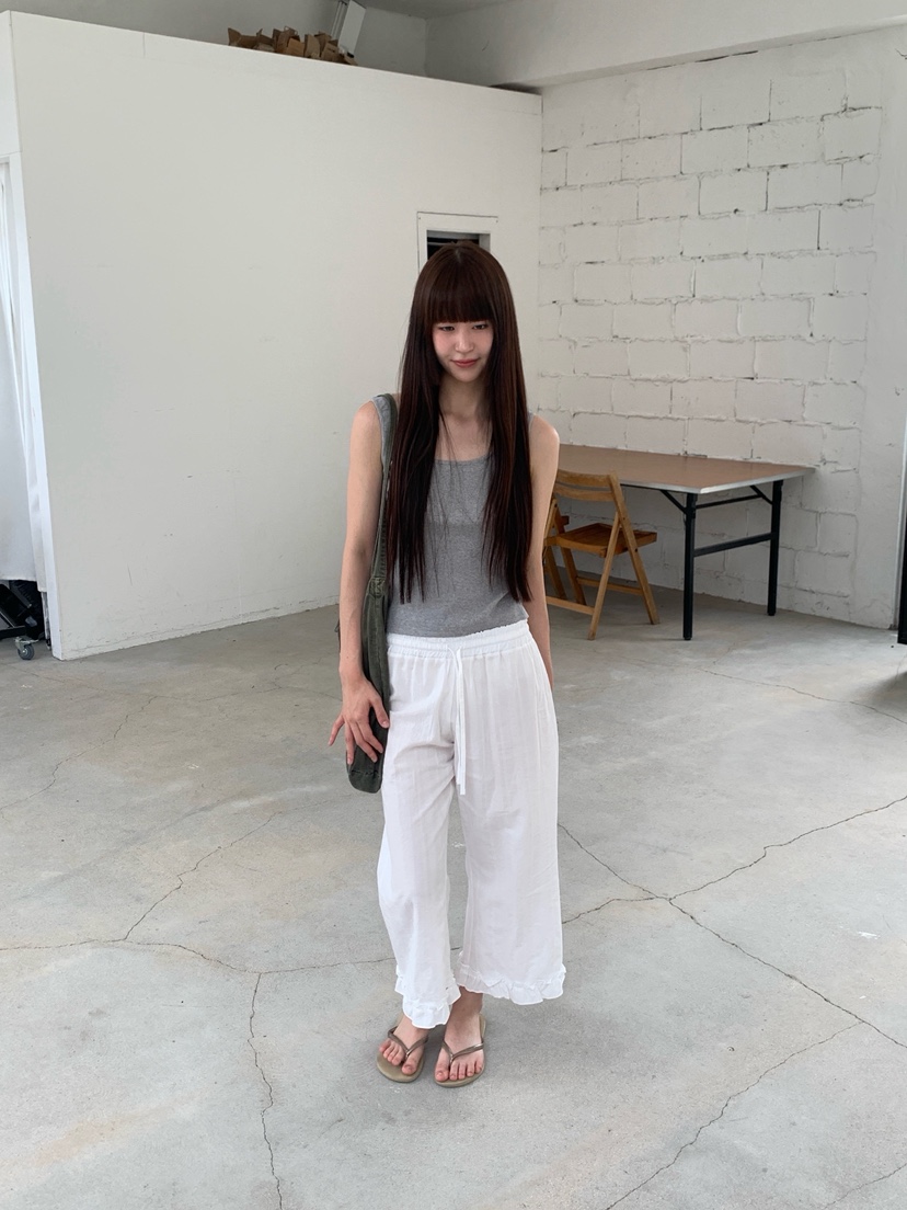 LOGARDEN韓國直郵實拍女裝新款熱賣推薦時尚休閑26夏季休閑褲LO GARDEN休閑褲