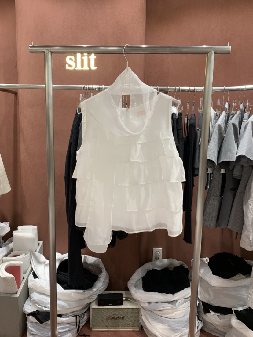 SLIT韓國東大門直郵女裝新品推薦休閑人氣吊帶背心含脖帶SLIT吊帶/背心圖色2
