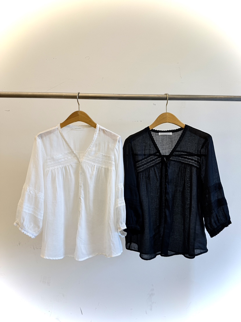 LAUNDRY韓國東大門代購女裝新款推薦休閑時尚人氣襯衫蕾絲衫LAUNDRY襯衫/蕾絲衫