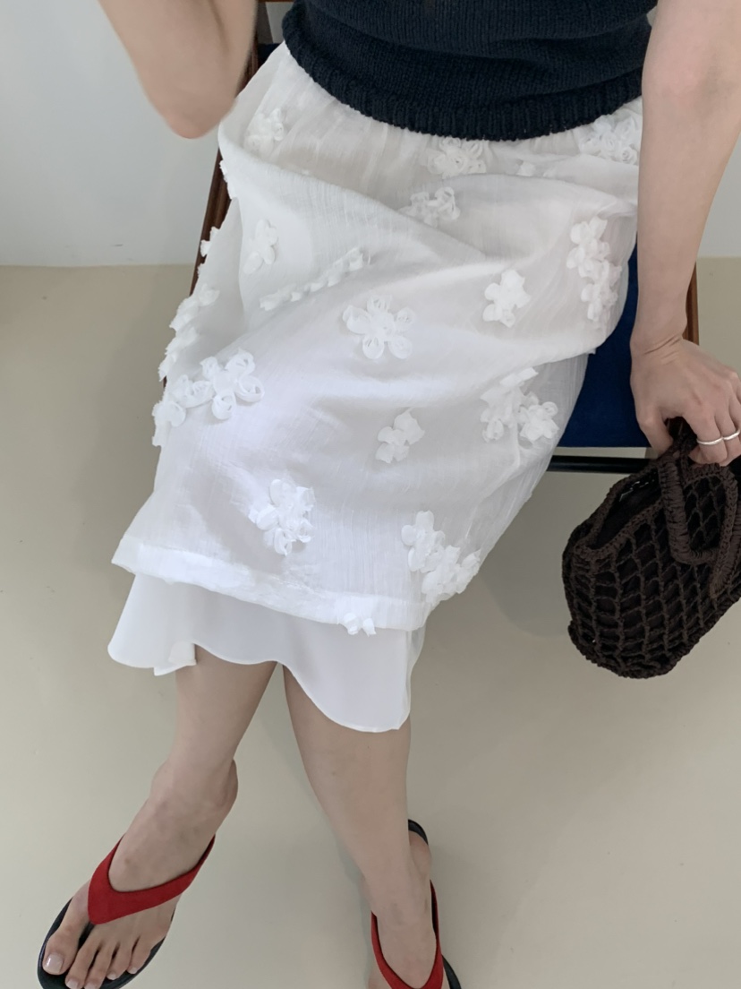 OURS韓國東大門代購女士新品時尚休閑26夏季半身裙中短裙OURS半身裙/中短裙