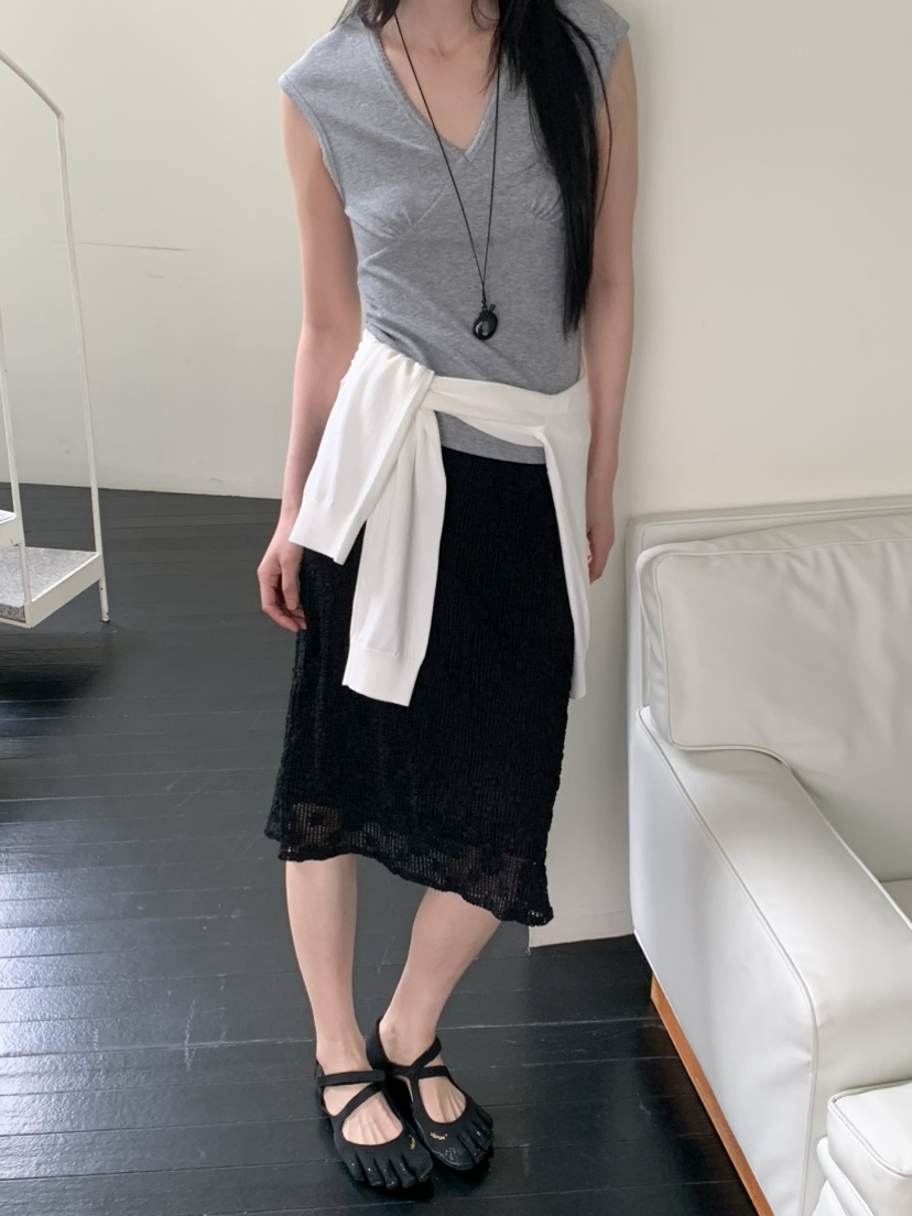 OURS韓國直郵實拍女士新品26夏季人氣熱賣時尚半身裙中短裙OURS半身裙/中短裙