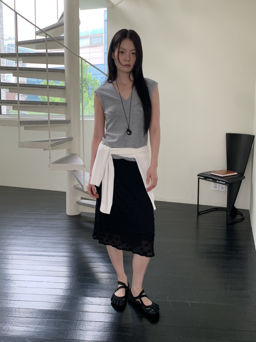 OURS韓國直郵實拍女士新品26夏季人氣熱賣時尚半身裙中短裙OURS半身裙/中短裙